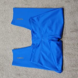 Blue Adidas cropped leggings size s